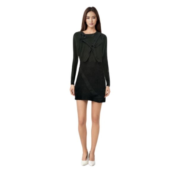 L.A.M.B. Dresses & Skirts - LAMB by Gwen Stefani Womens Small Military Gorp Core Mini Ribbed Dress